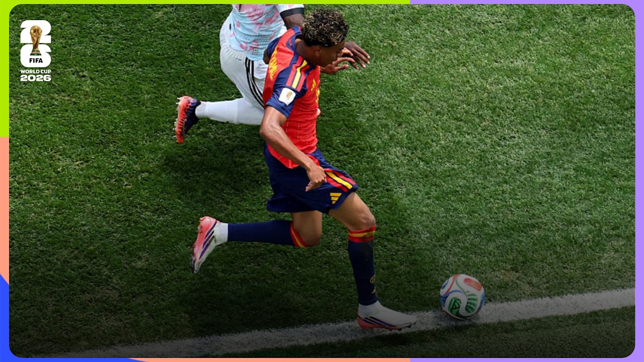 Lamine Yamal Skill | Spain 2-1 Belgium | FIFA World Cup 2026™