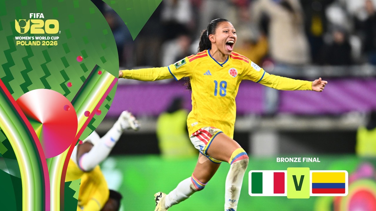 Italy vs Colombia Highlights | FIFA U-20 Women’s World Cup 2026™ Bronze Final